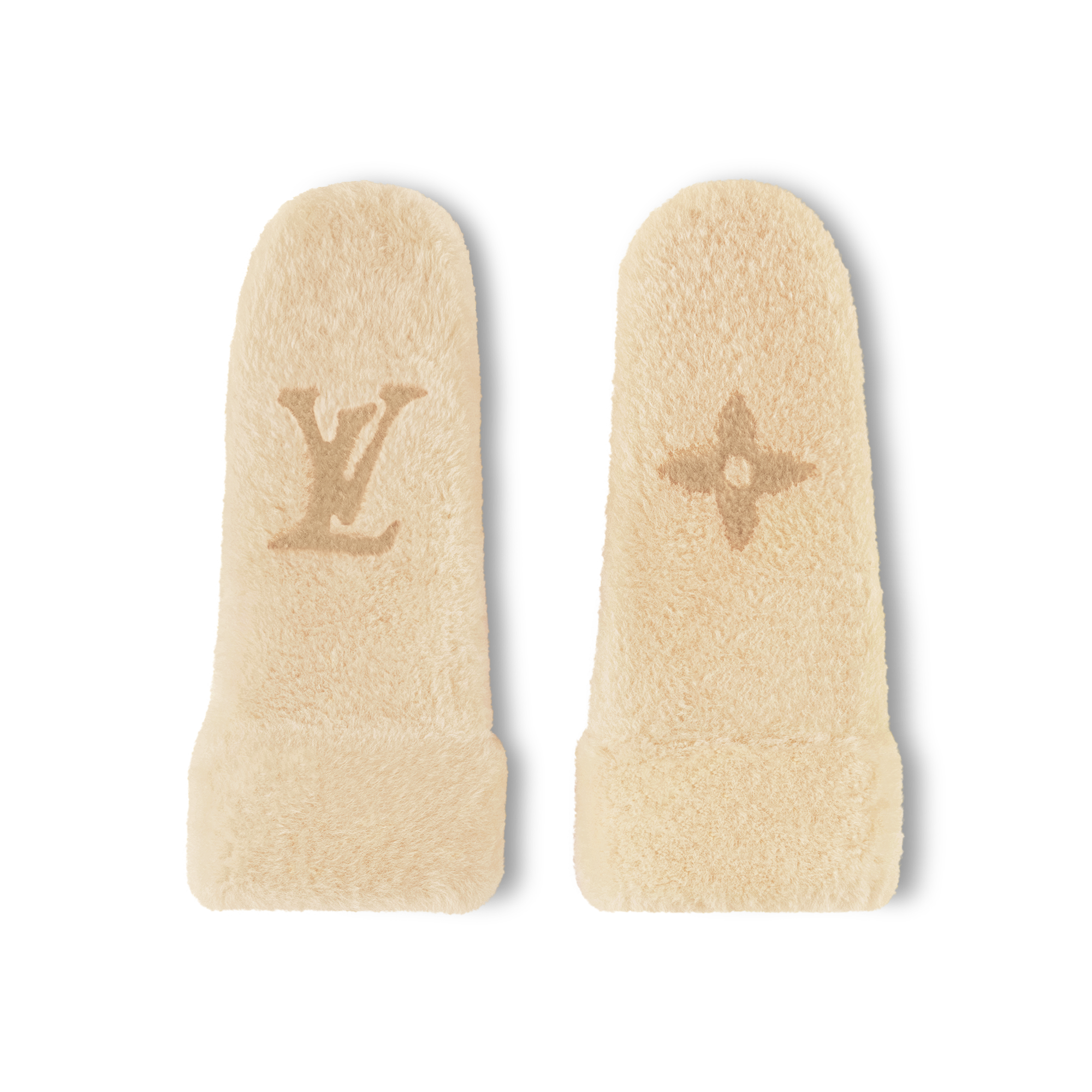 Monogram Shearling Mitts S00 - Women - Accessories | LOUIS VUITTON ®